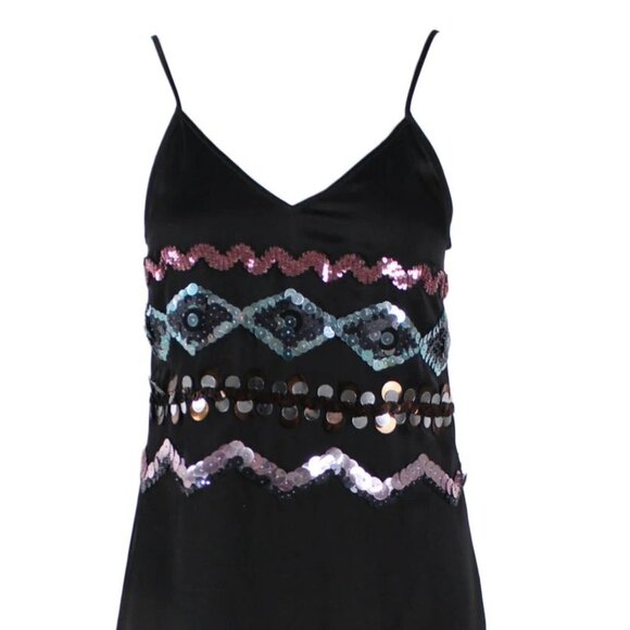 Coach 1941 Zigzag Embellished Midi Slip Dress 2 - Picture 5 of 7